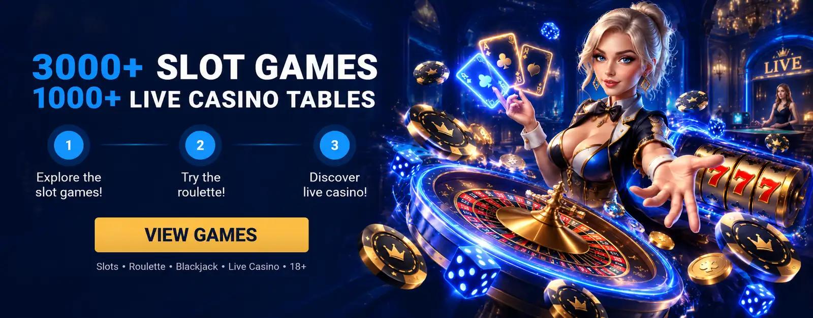 20Bet Casino games: 3000+ slots, roulette, blackjack and 1000+ live casino tables