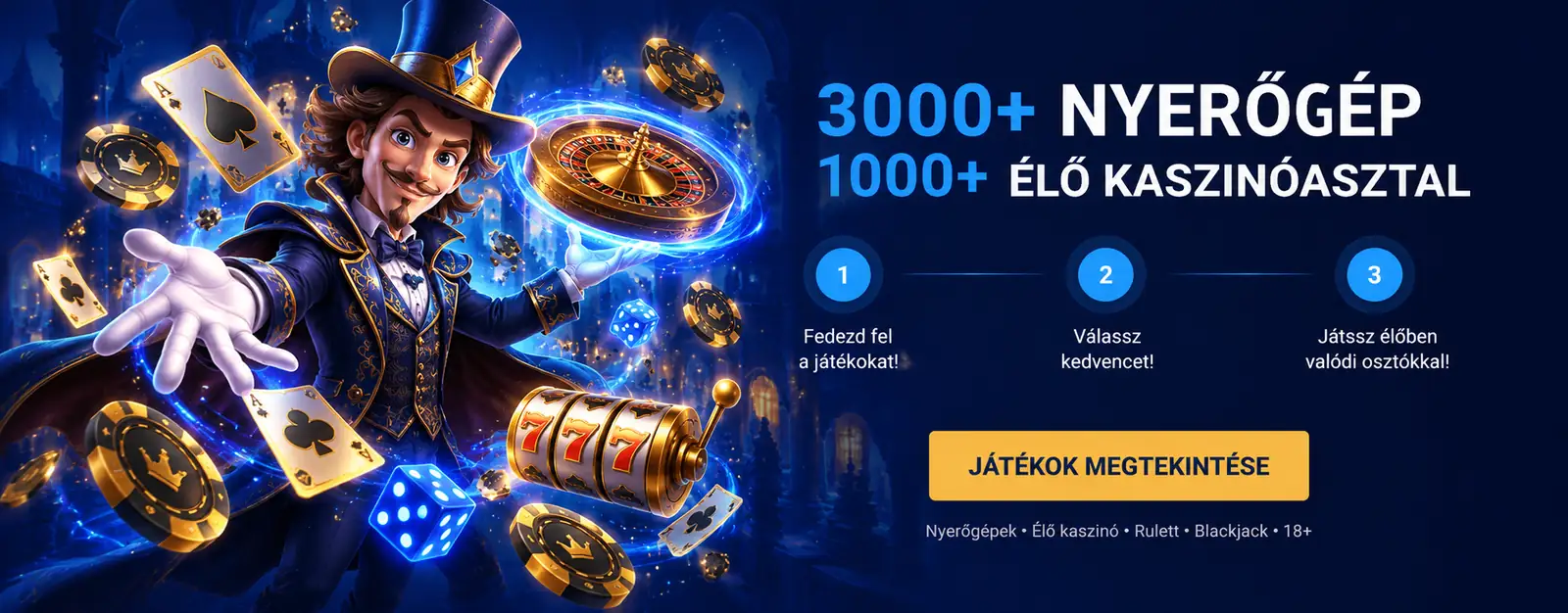 20Bet Casino játékok: 3000+ nyerőgép és 1000+ élő kaszinóasztal